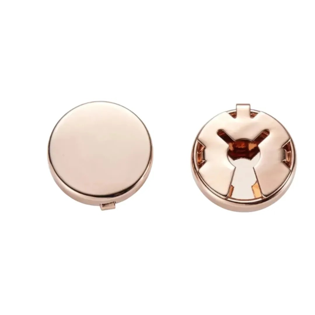Gaira® Ozdoba na knoflíčky 31247, Barva stříbrná