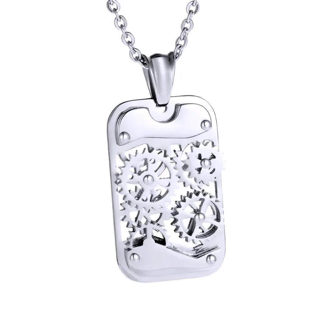 Gaira® Přívěsek Dog Tag 30432, Barva stříbrná