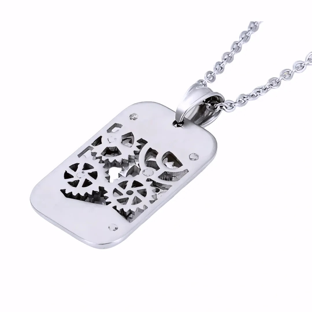 Gaira® Přívěsek Dog Tag 30432, Barva stříbrná