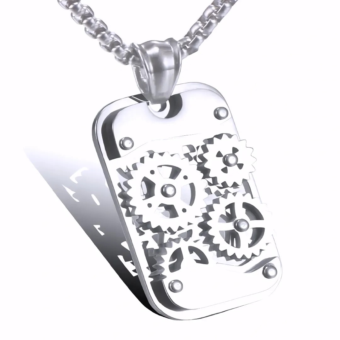 Gaira® Přívěsek Dog Tag 30432, Barva stříbrná
