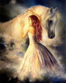 Malování podle čísel Dívka s koněm M991454