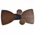 Dřevěný motýlek s manžetovými knoflíčky 709041