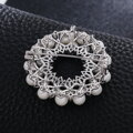 Brož Pearls 312065 Silver