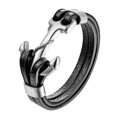 Kožený náramek Anchor 3528