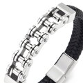 Kožený náramek Chain 30294-22