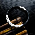 Kožený náramek Chain 30294-10