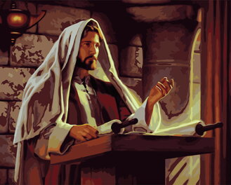 Malování podle čísel Ježíš M1417