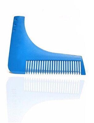 Hřeben pro úpravu vousů 500-419 modrý