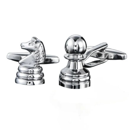 Manžetové knoflíčky Šachové figury 3011