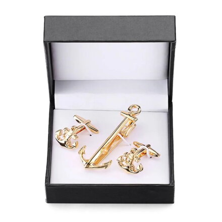 Manžetové knoflíčky a spona na kravatu 70945-22