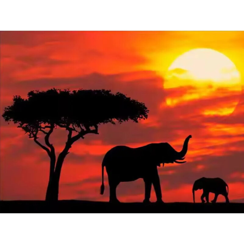 Malování podle čísel Afrika M2303 Malování podle čísel Afrika M2303