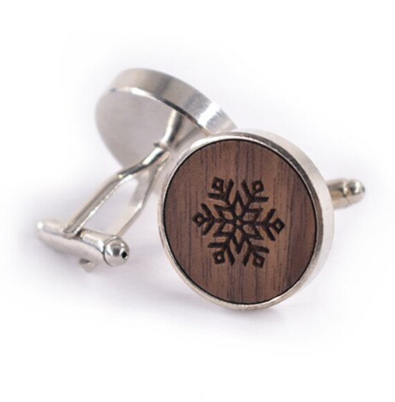 Dřevěné manžetové knoflíčky 709116 Dřevěné manžetové knoflíčky 709116