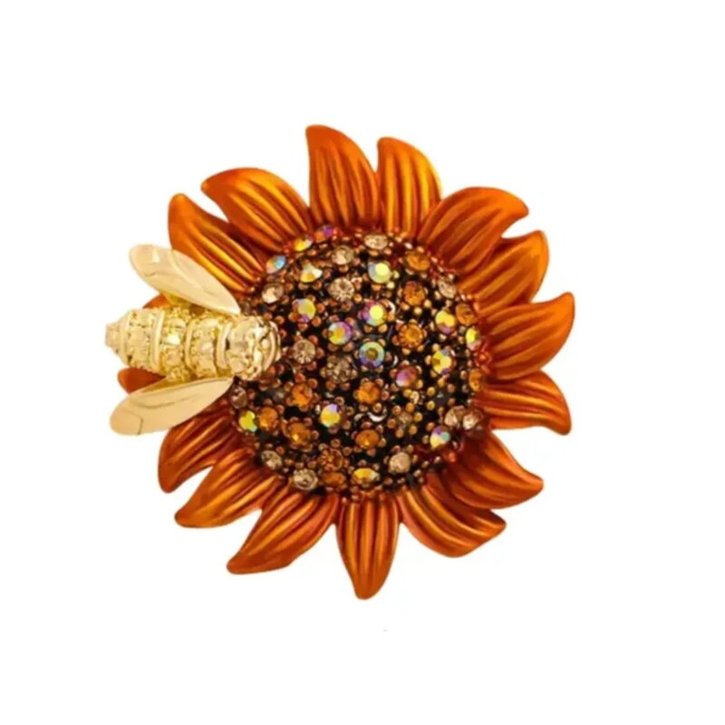 Brož Včela na květu 3199