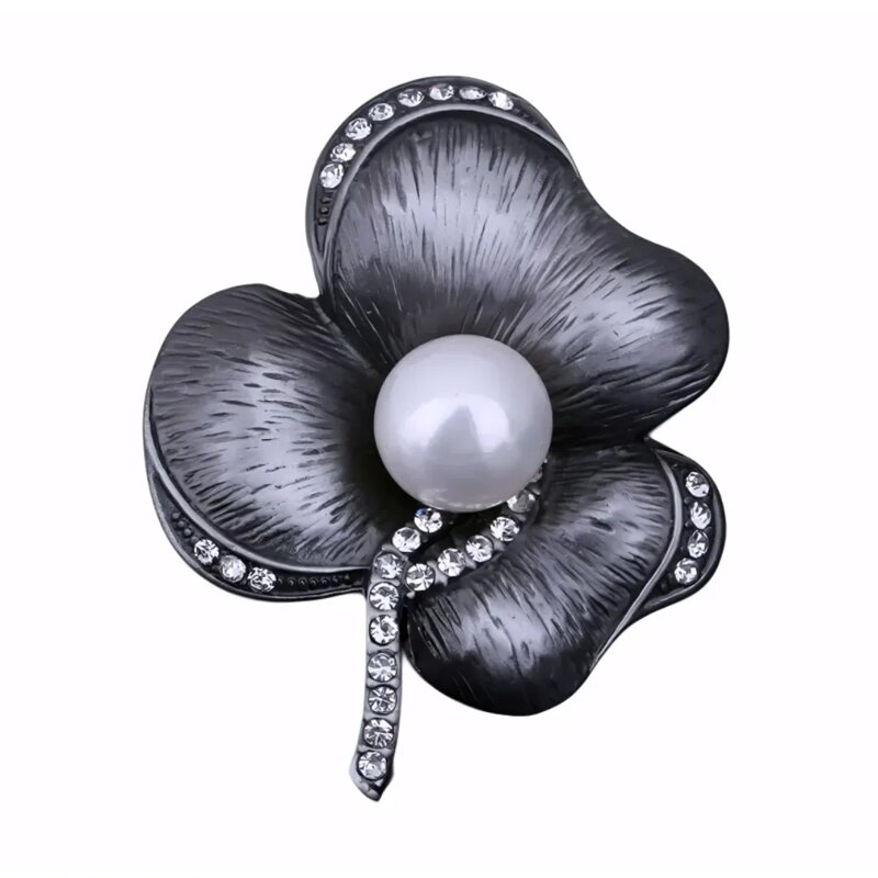 Brož Květ s perlou 3866
