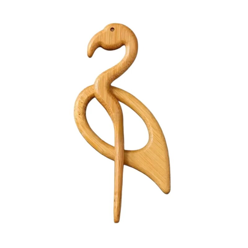 Dřevěná brož Pták 3921