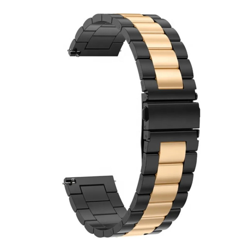 Řemínek na hodinky 3304 černo-zlatý