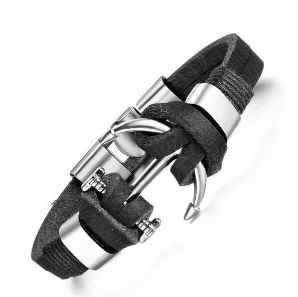Kožený náramek Anchor 30160-10